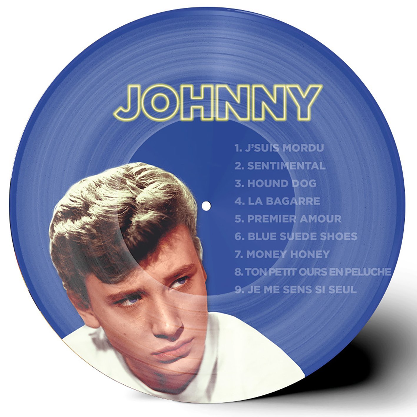 Quand Johnny Reprend Elvis Picture Disc (Édition Bleue)