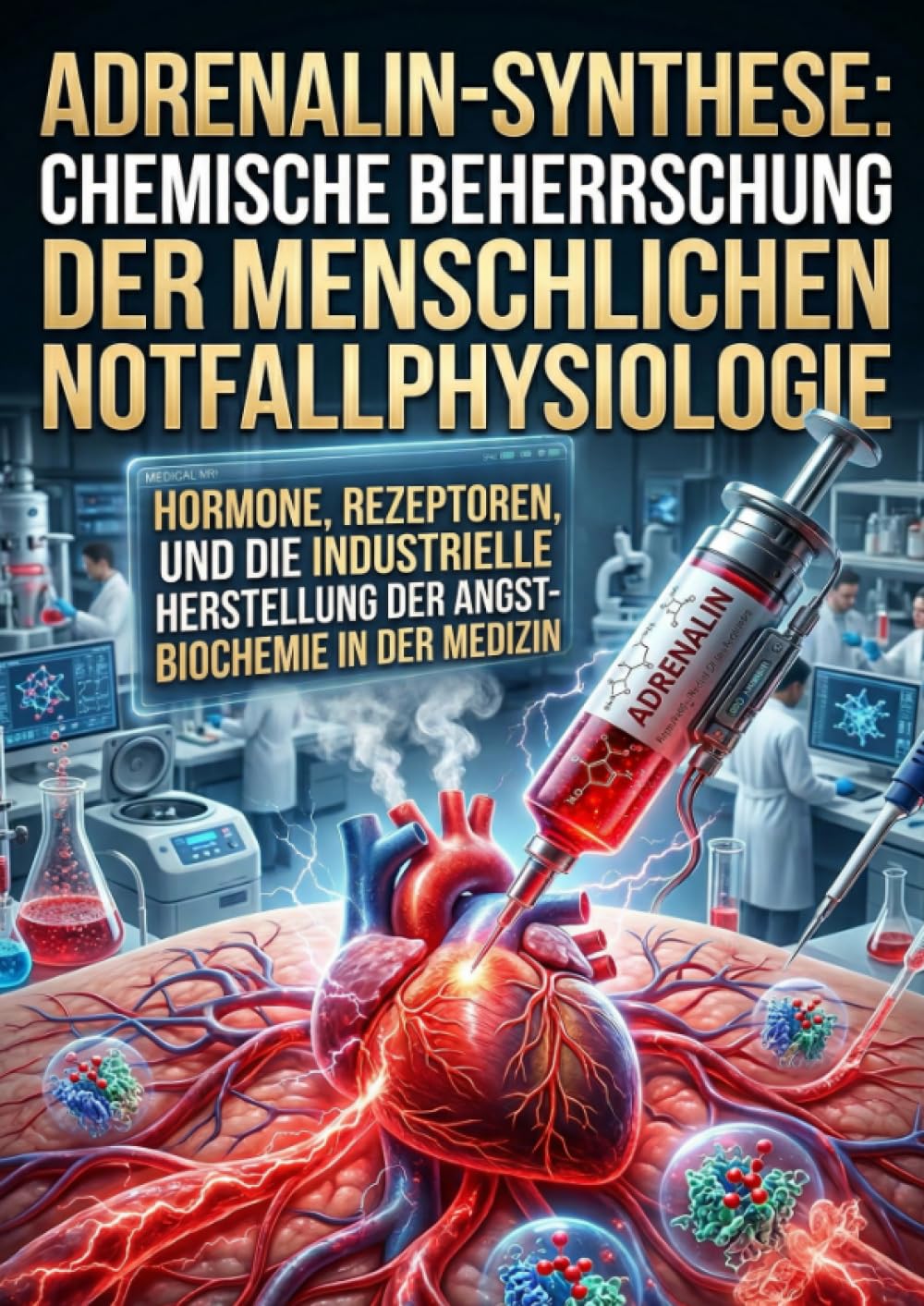 Adrenalin-Synthese: Chemische Beherrschung der menschlichen Notfallphysiologie: Hormone, Rezeptoren, und die industrielle Herstellung der Angst-Biochemie in der Medizin