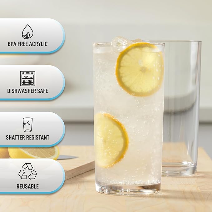 Vasos de Plástico Zulay Kitchen (Set de 4) - 16oz miniatura 5