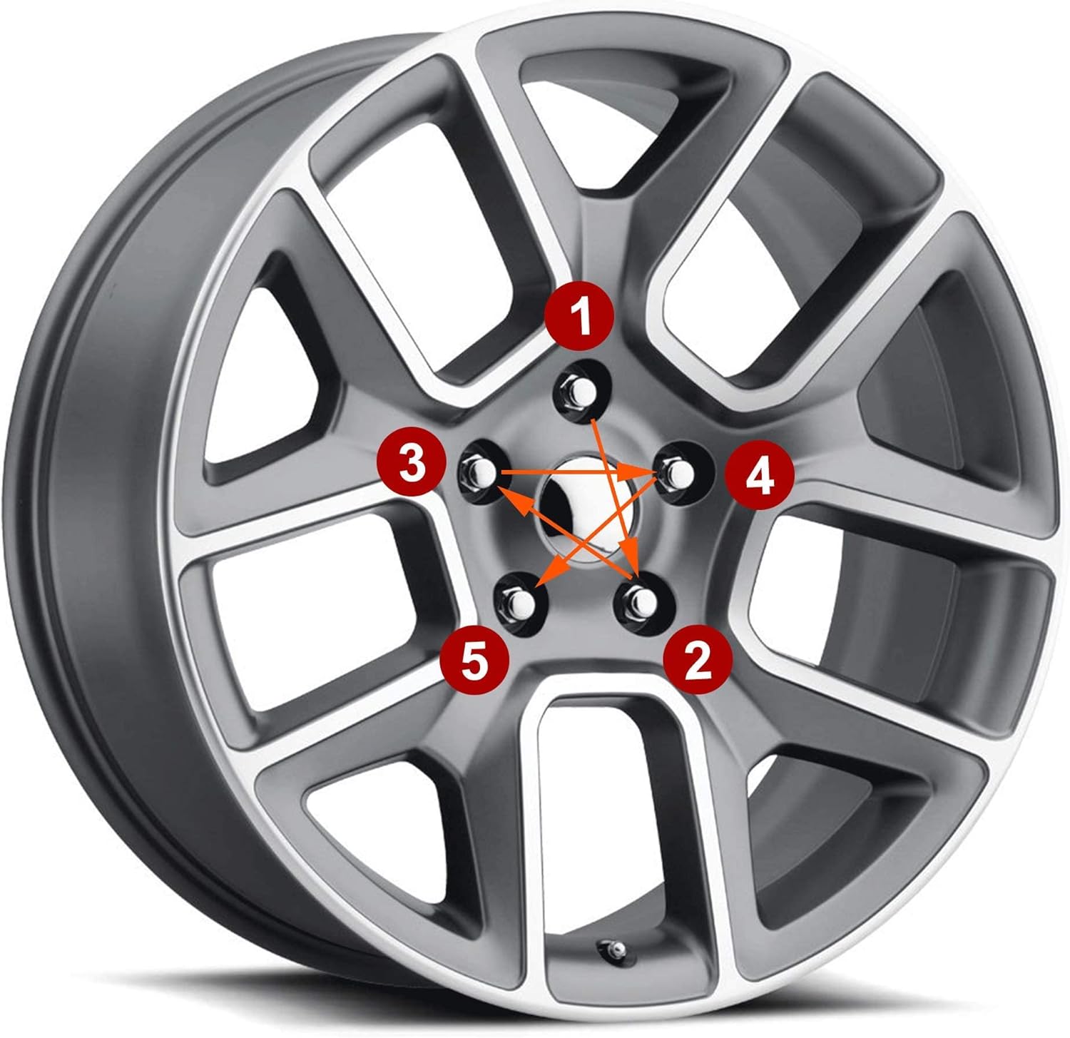 20 PCS Lug Nuts Set for Ford 2015-2025 F150, Bulge Acorn Lug Nuts Durable Stainless Steel Shell Rusting Updated Tire Nuts