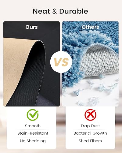Miniatura 5 de Stiio Alfombrillas de baño para el baño, superabsorbentes de secado rápido, alfombras de goma antideslizantes delgadas para el baño que pasan debajo