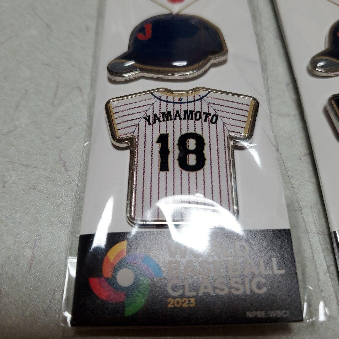 Amazon.co.jp: WBC 2023 侍ジャパン #18 山本 由伸投手ピンバッジ