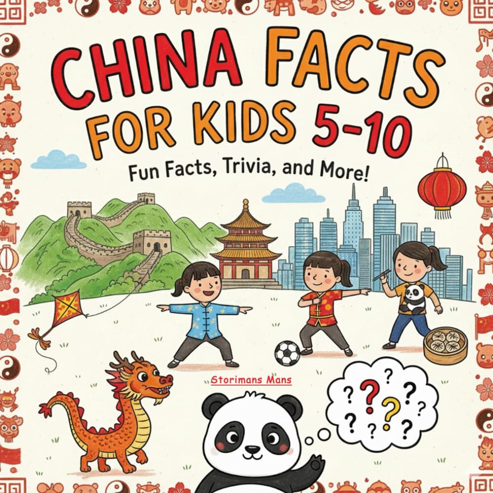 China Facts for kids 5-10: Discover Pandas, Temples, the Great Wall and Busy Streets Across China!