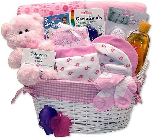 Simply Baby Necessities - Cesta para bebé, color rosa