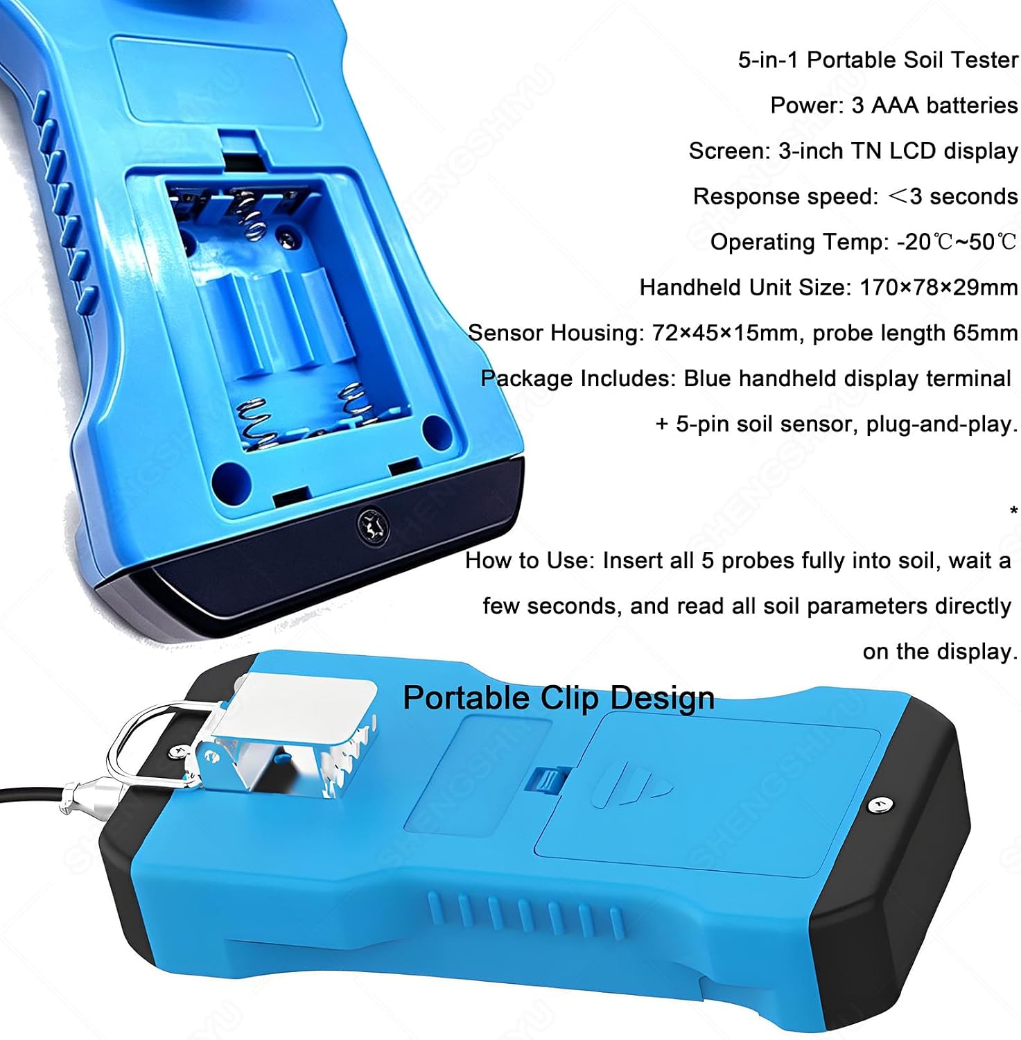 Soil Test Kit, Phosphorus, Potassium Npk Tester