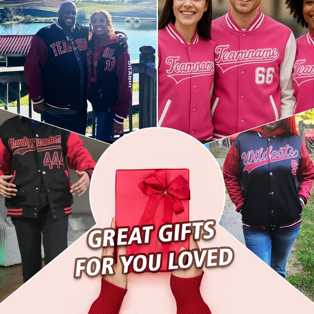 Custom Baseball Letterman Jacket with Stitched Name Number Team Logo for Men Women Youth - Image 6