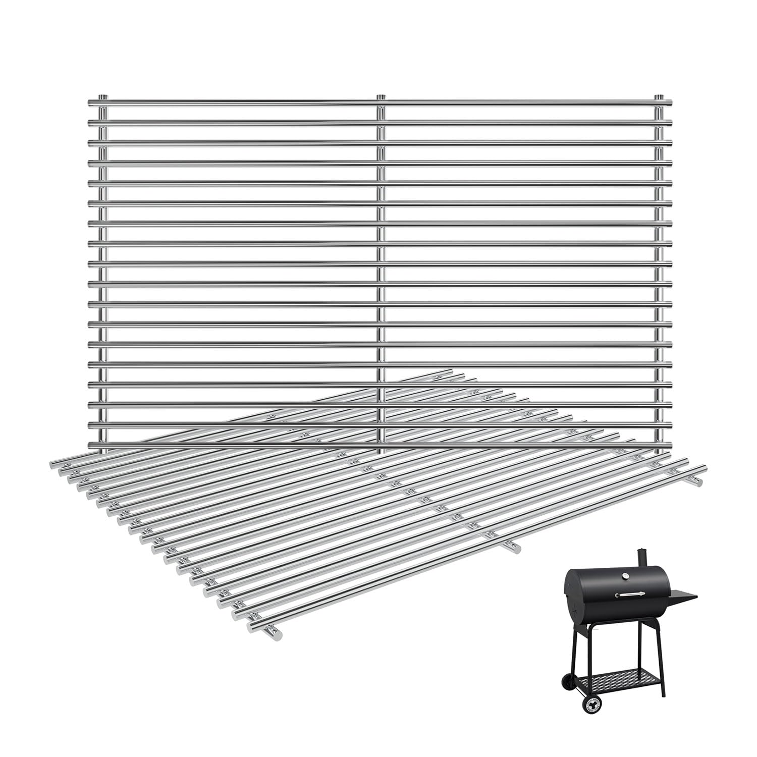 Grilles de rechange Royal Gourmet lot de 2 pour cuisson homogène au charbon