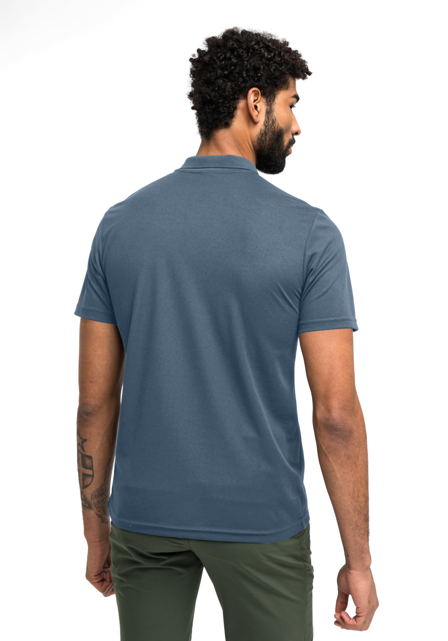 Maier Sports Ulrich, Herren Poloshirt, Leichtes Piqué-Funktionsshirt