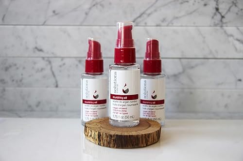 Miniatura 3 de GREAT CLIPS Soluciones Aceite nutritivo, 1.75 onzas | Mezcla de aceite de argán hidrata el cabello y la piel | Ideal para cabello seco y dañado