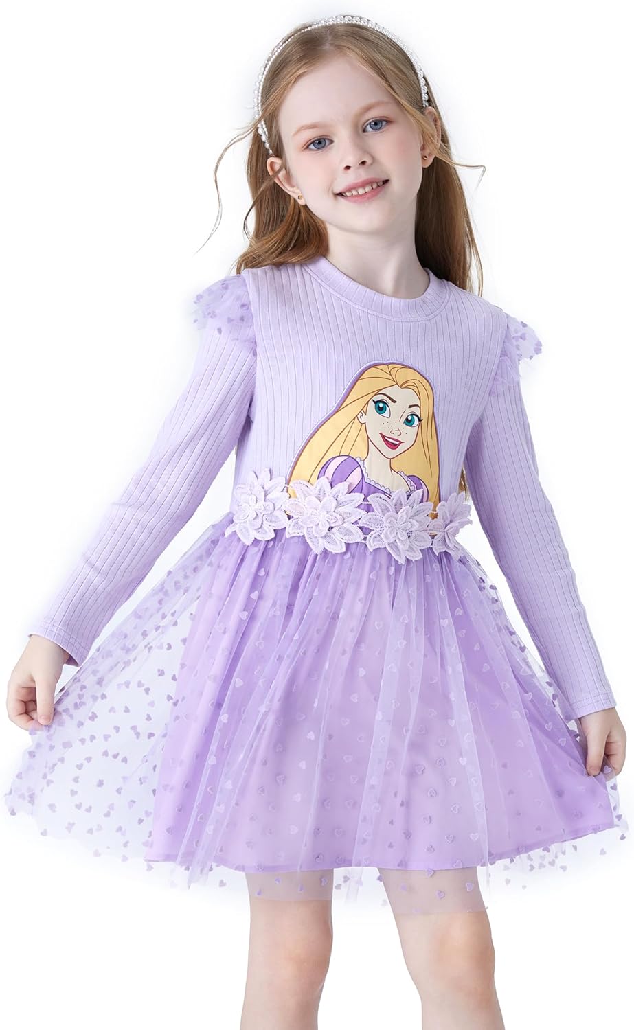 Disney Princess Frozen Minnie Mouse Dress Girls Sparkle Ruffle Tulle Tutu Birthday Party Fall Outfits Clothes Baby to Toddler - Image 2