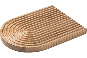 Hananu Homes Oak Wood Serving Tray: Your Dining Table's Chic and Functional Accent