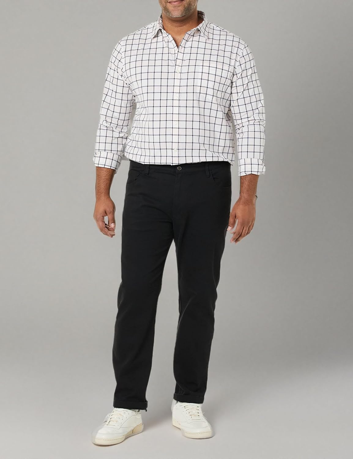 Amazon Essentials Men's Long-Sleeve Regular-fit Stretch Poplin Shirt - Image 6