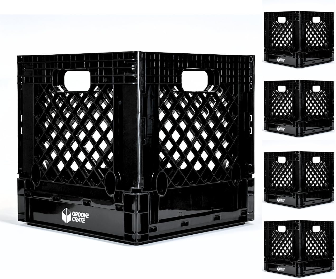 Amazon.com: GROOVE CRATE Vinyl Record Storage Crate for 12