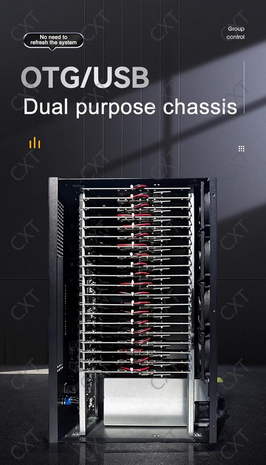 Android Phone Farm Server Box System Farming Machines Hub USB Setup Click Phones Farming S20 S8 S9 S10 Note8 Note9 Note10 (for Samsung S8/S8+)