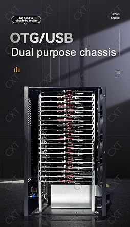 Android Phone Farm Server Box System Farming Machines Hub USB Setup Click Phones Farming S20 S8 S9 S10 Note8 Note9 Note10 (for Samsung S8/S8+) Click on Mobile Farm Account Box