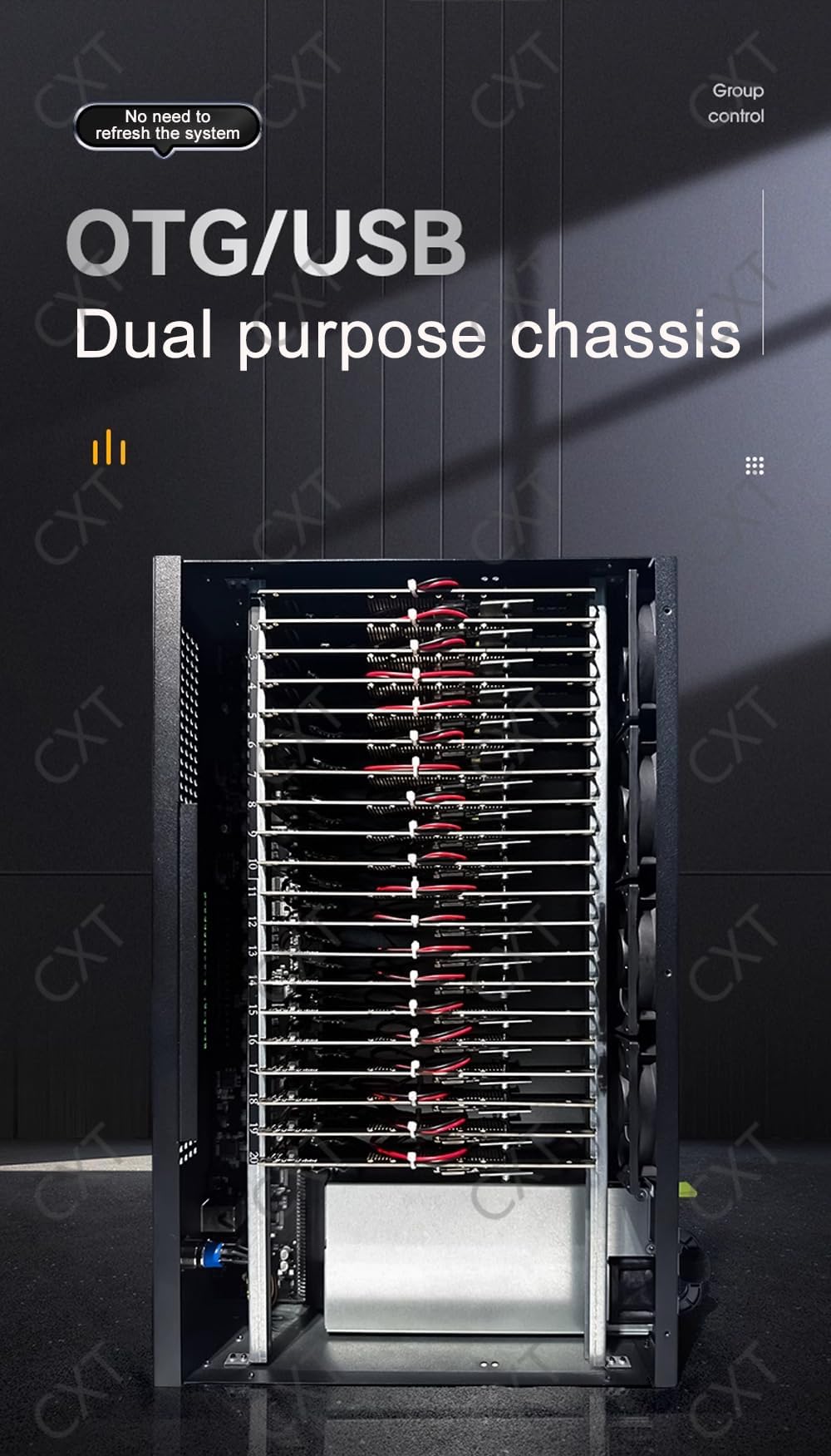 Android Phone Farm Server Box System Farm Machines Hub Usb Setup