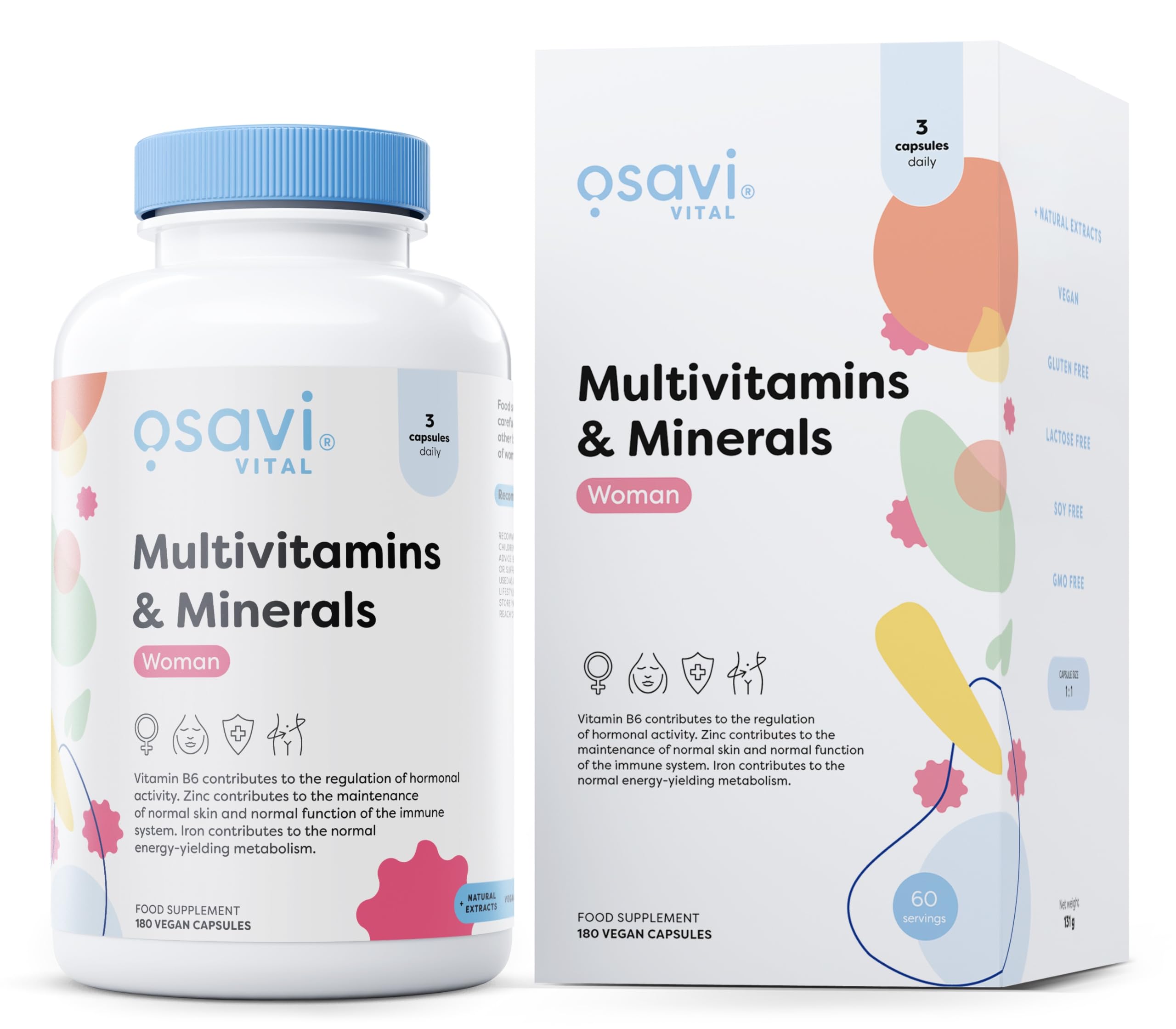 Osavi Multivitamins & Minerals Woman - 180 vegan caps