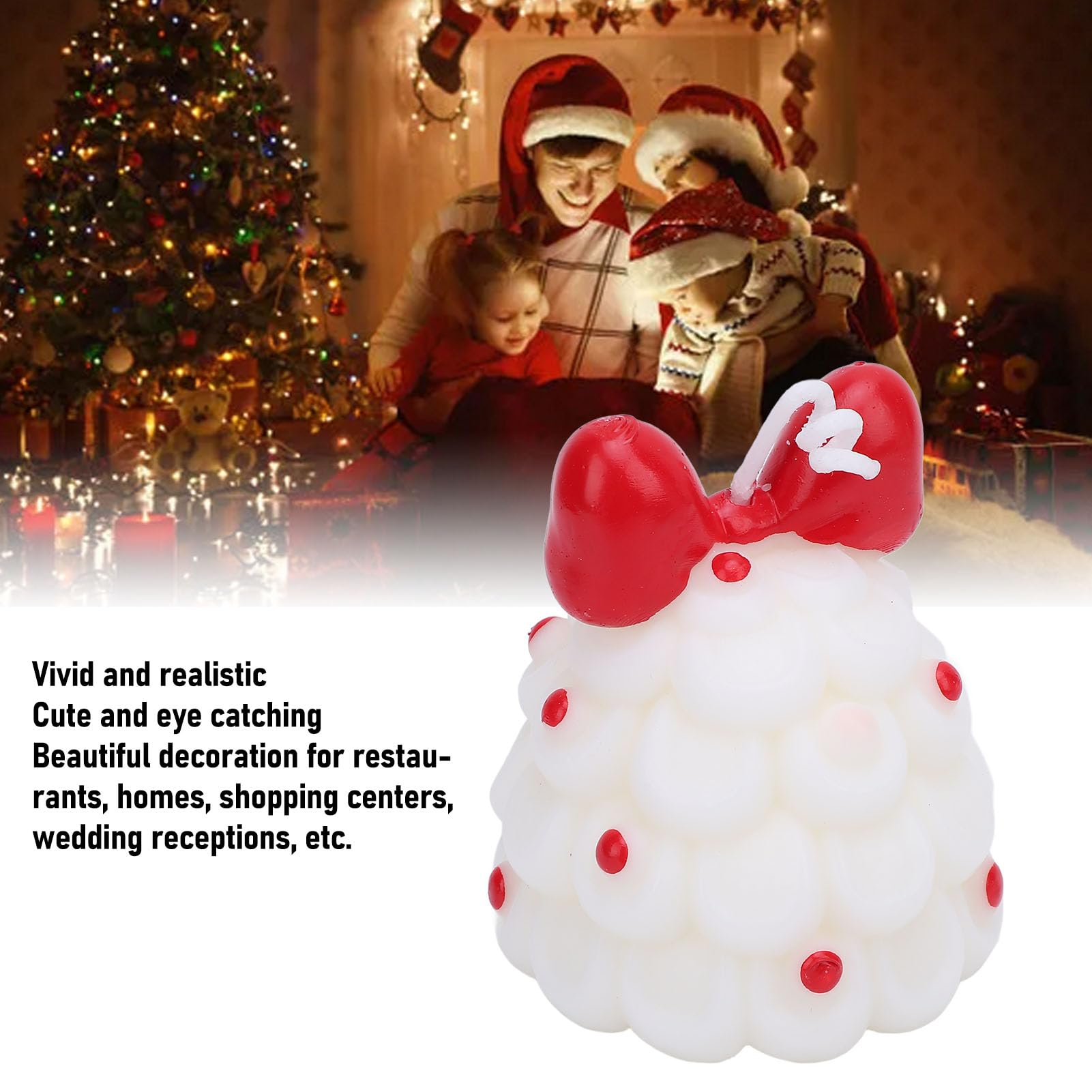 Soy Wax Candle Home Decor Candle Xmas Candle Aromatherapy Candle for Xmas Party Bedroom Fireplace Living Room