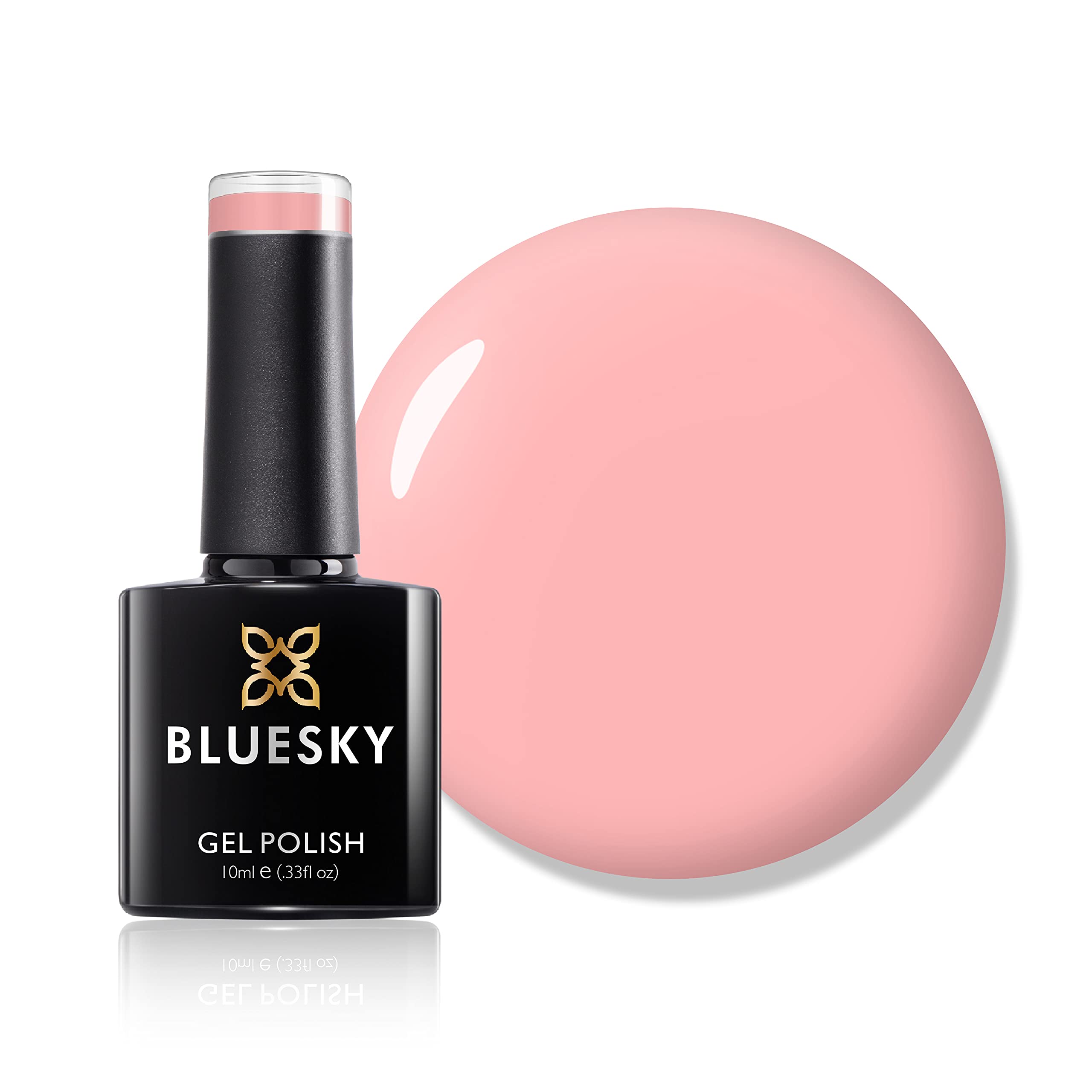 BLUESKY Gel Nail Polish, PN06, (Requires curing under UV/LED Lamp), Peach Passion, 10 ml