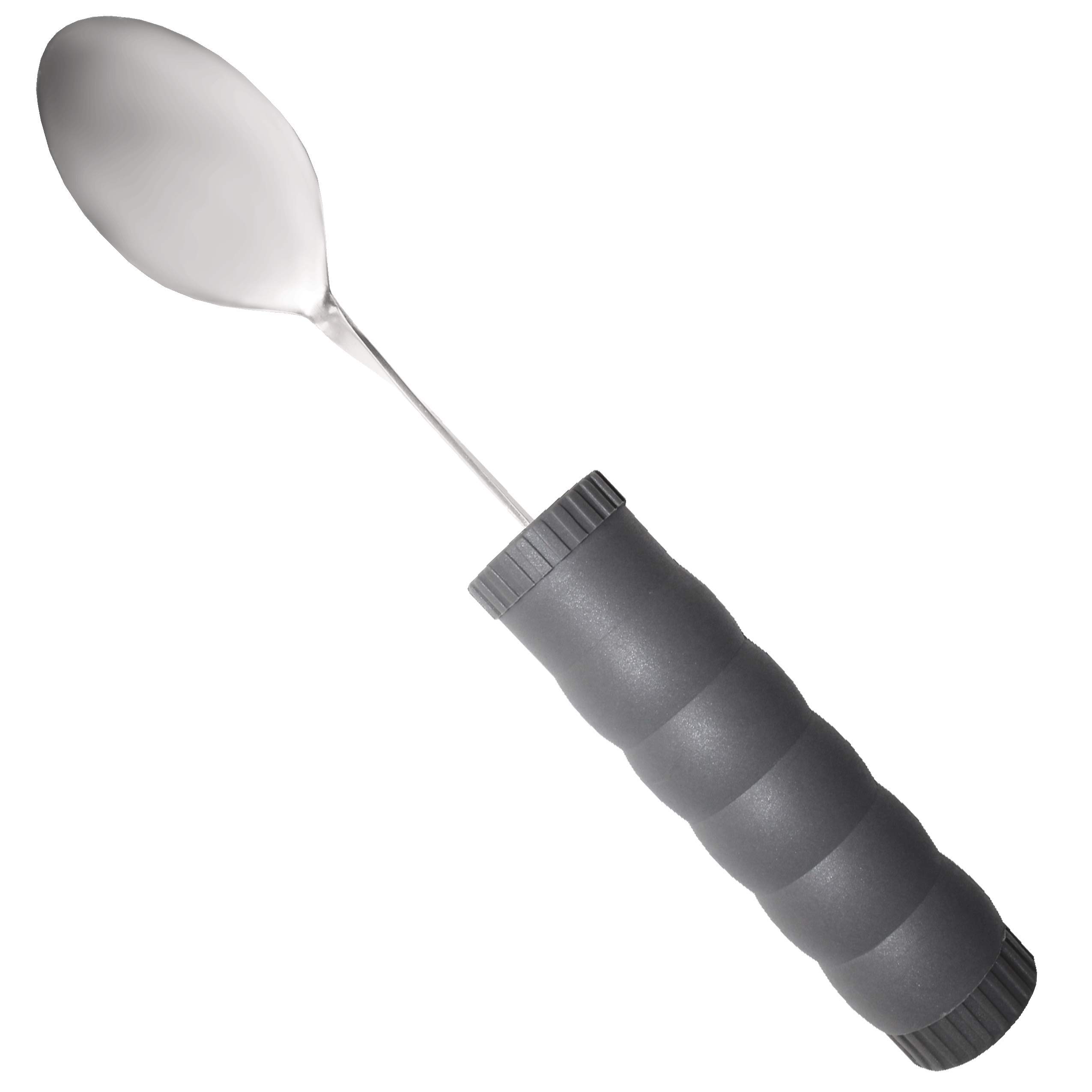 Rehabilitation Advantage Adjustable Weighted Bendable Tablespoon for Arthritis/Weak Grip/Poor Dexterity/Hand Tremors
