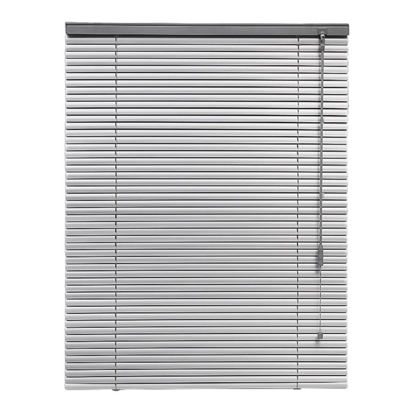 Argento Oscurante in Alluminio,Veneziana in Alluminio,Visibilità, Protezione dalla luce e ai Raggi Solari, Per privacy, Kit di Montaggio Incluso,Personalizzabile (50×140cm)
