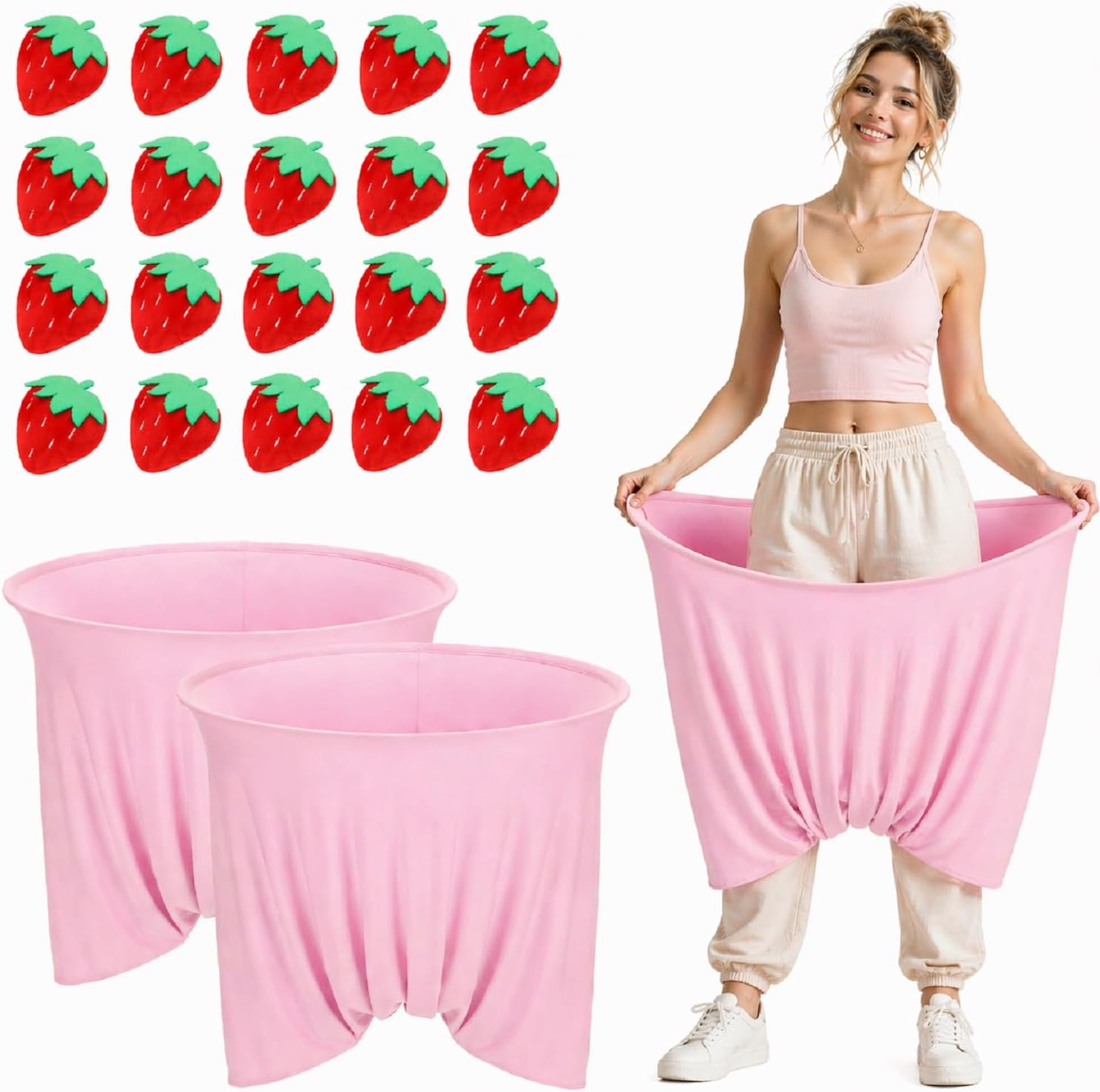 22 Pcs Funny Baby Shower Games Oversized Diaper Toss Game How Many Balls Can You Catch in Your Big Diaper Gender Reveal Party Game for Adults (Blue Ball)