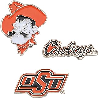 Desert Cactus Oklahoma State University Lapel Pins 3 Pack OSU Cowboys Logo Enamel Made of Metal