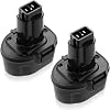FirstPower 3.7Ah DW9057 Compatible with Dewalt 7.2V Battery DW9057 DE9057 DE9085 DW920K DW920K2 DW925K DW925K2 DW968K 2-Pack