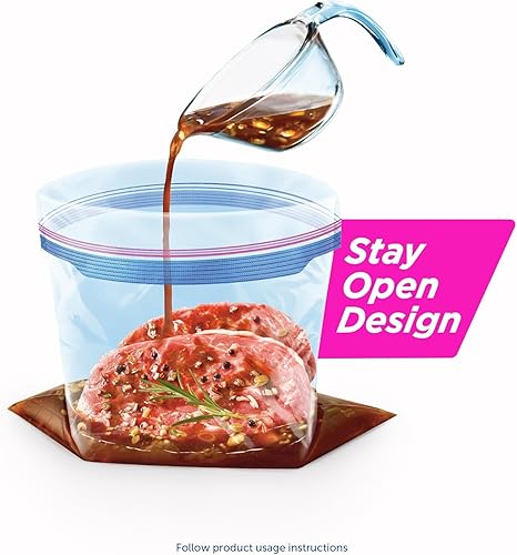 Miniatura 2 de Ziploc Bolsa congelador de cuarto de galón, cajas de 19 unidades (paquete de 12)