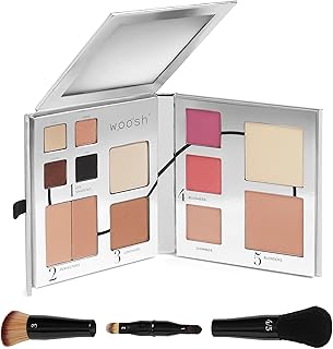 Woosh Beauty - Paleta facial plegable con cep...