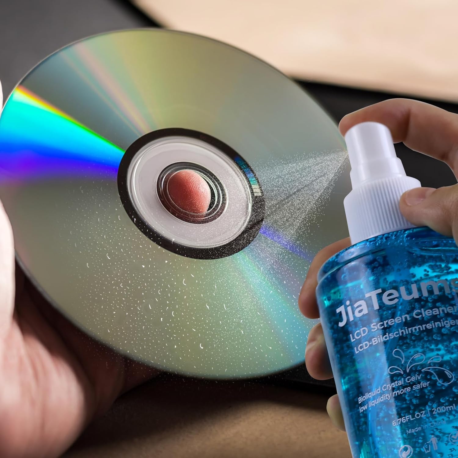 TV Screen Cleaner, Non-Drip Touchscreen Spray with Wiper for CD Disc Laptop Phone Tablet Computer Lens(200ml) 7 71PpFZ+ABFL. AC SL1500