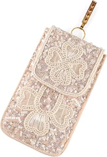 J I ACCESSORIES Velvet Saree Clutch Mobile Pouch Waist Clip Ladies Purse Gift For Women Price In India