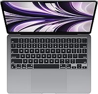Vista 2 de Apple 2022 MacBook Air with M2 Chip, 13-inch, 8GB RAM, 512GB SSD, Space Gray (Renewed)