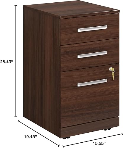 Vista 19 de OfficeWorks by Sauder Affirm - Archivo móvil de 3 cajones, acabado clásico cereza Cereza Clásico