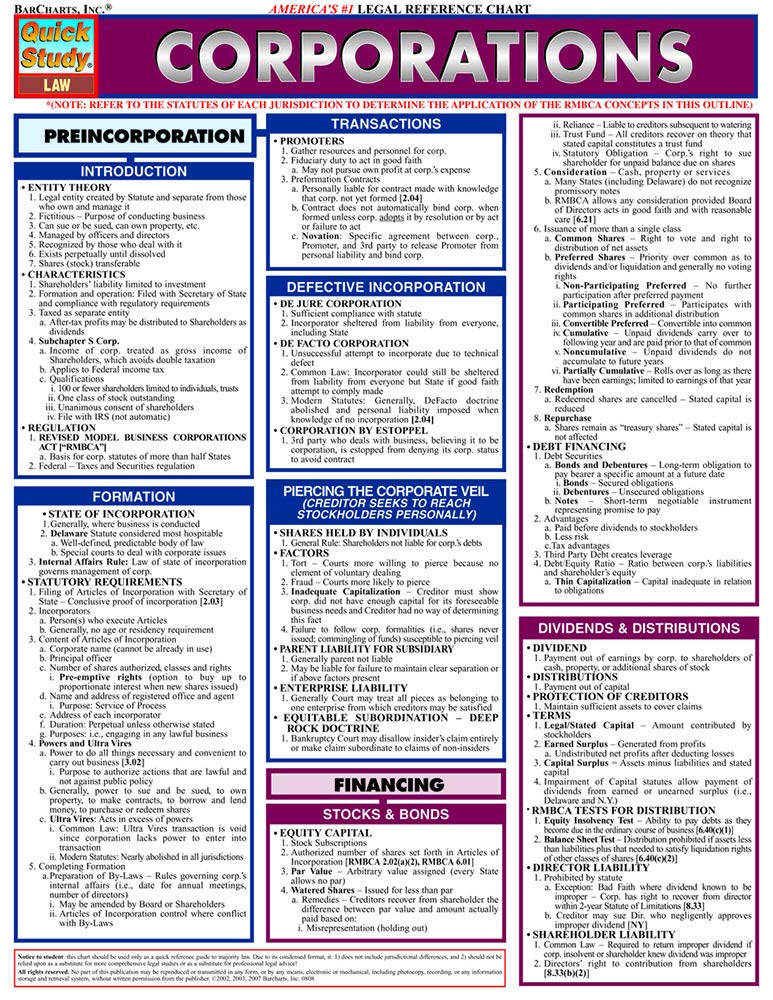 Quick Study Corporations