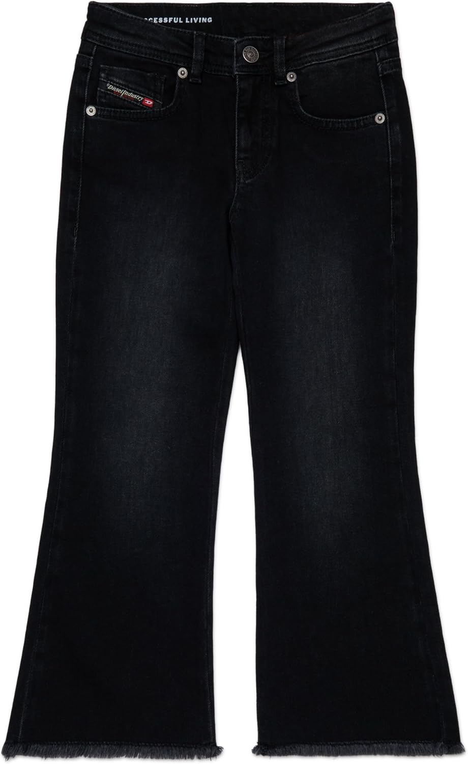Diesel Girls' Black Shaded Bootcut Jeans - D-prilla