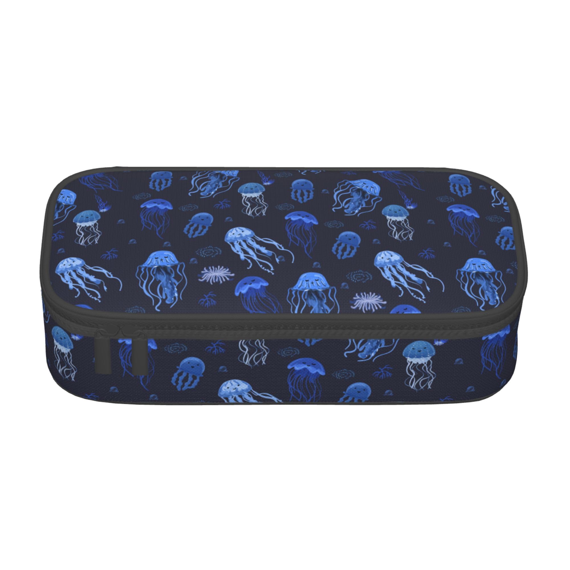 Abaysto Jellyfish Pencil Case Large Capacity Pencil Pouch Pen Bag Cosmetic Portable Gift for Office School Teen Girl Boy Men Women Adult — image 1