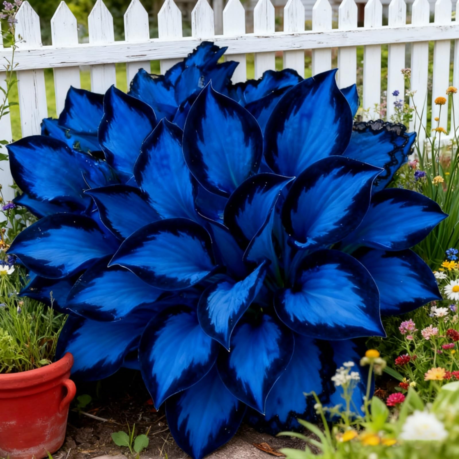 Midnight Blue Hosta Bulbs, Perennial Low Maintenance, Excellent Display -6 Bulbs-D