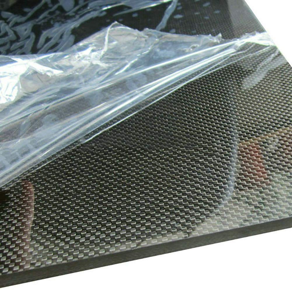 Lastra in fibra di carbonio 2 mm x 300 mm x 600 mm, da utilizzare per telaio drone fai da te ecc. (tessuto normale, luminoso)