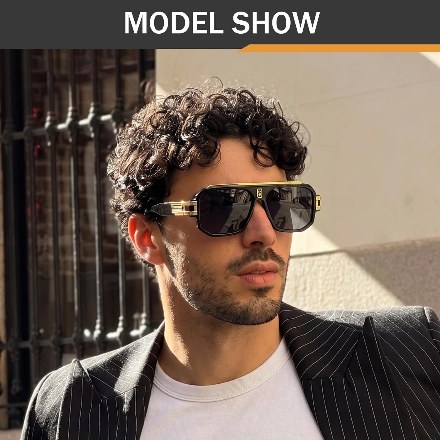 Retro Polarized Pilot Sunglasses Men Women Vintage Square Metal Designer Style 80s Shades Eyewear
