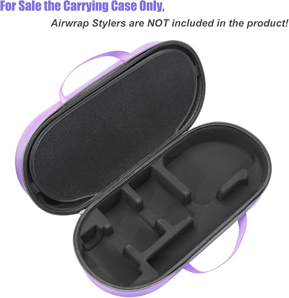 RLSOCO Hard Case for Dyson Airwrap Multi-Styler and Dryer Complete & Complete Long HS05,HS01,HS08 - Fits for 4Pcs Long Barrels or Short Barrels (Case only,Hair Styler is not Included)