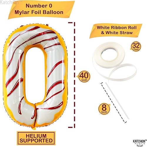 Miniatura 278 de KatchOn, Globo dorado gigante del número 8 de 40 pulgadas, globo dorado del número 8 para decoraciones de cumpleaños de 8 años para niñas