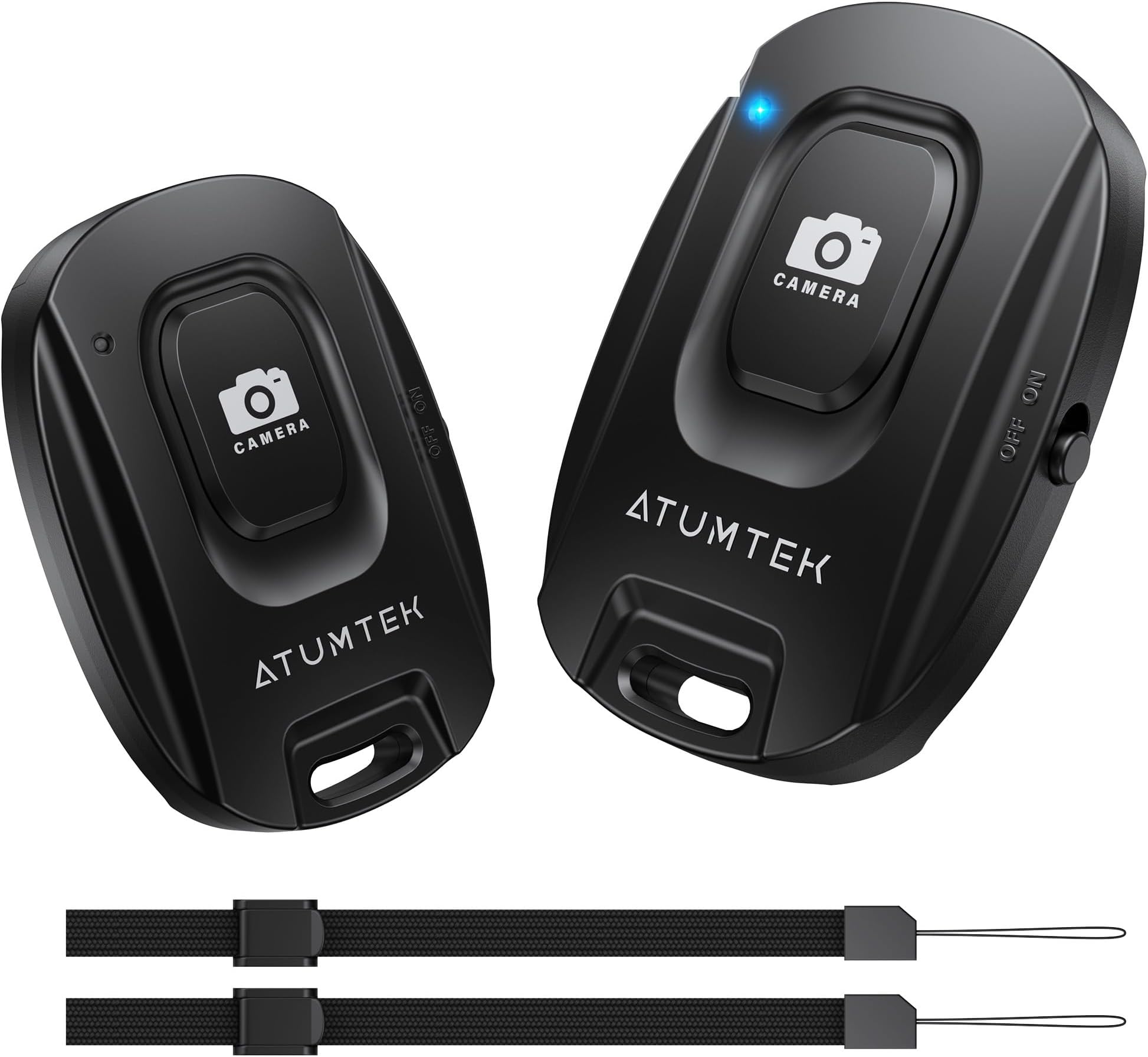 ATUMTEK Bluetooth Remote Control Shutter for Smartphones (2023 Winter Release) Wireless Selfie Remote Control for Smartphones - Convenient for Camera Shooting Smartphone with Bluetooth 5.2 Technology,