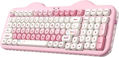 YUNZII C98 Kabellose Mechanische Tastatur mit Nummernbloc…