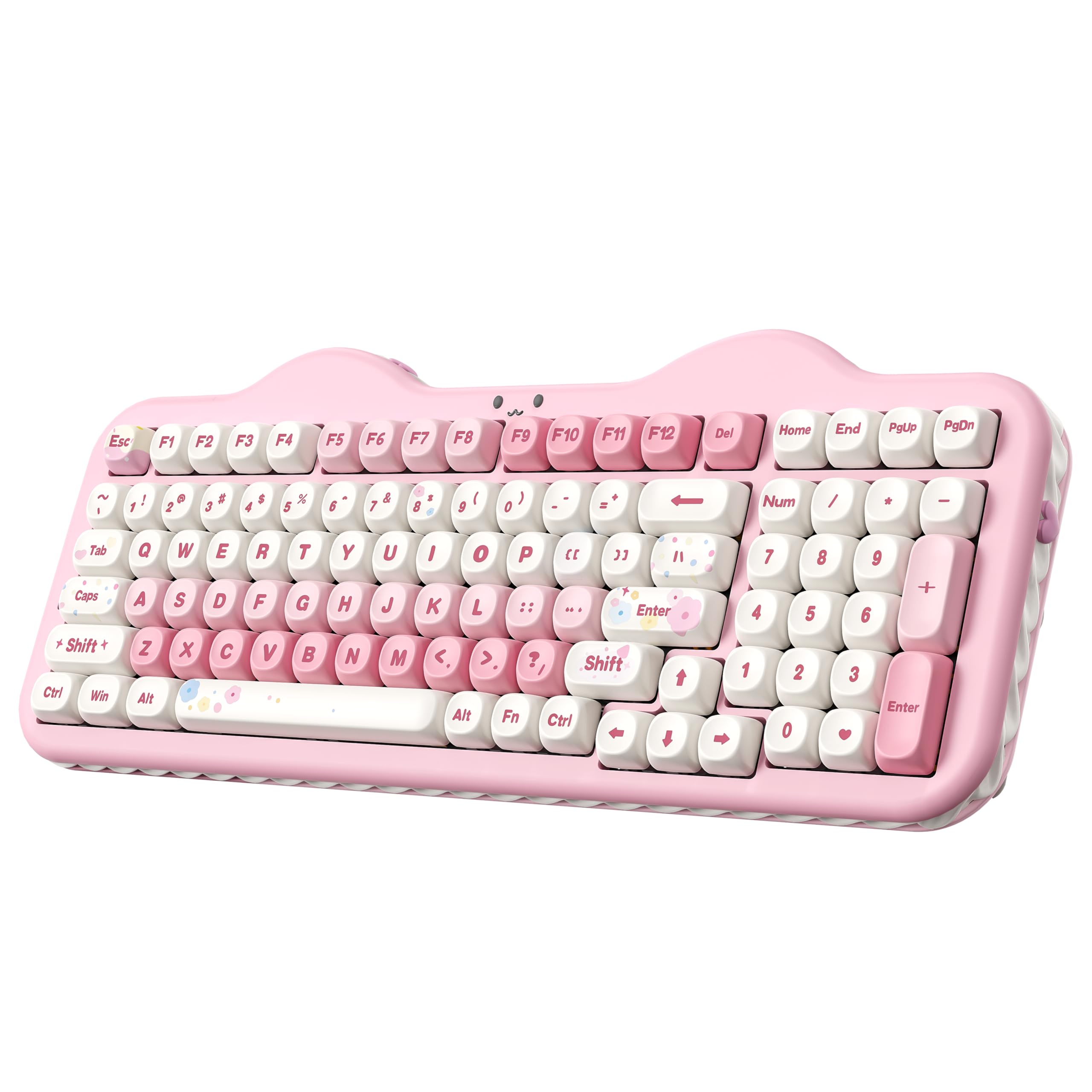YUNZII C98 Teclado Mecânico Gamer Sem Fio com Teclado Numérico
