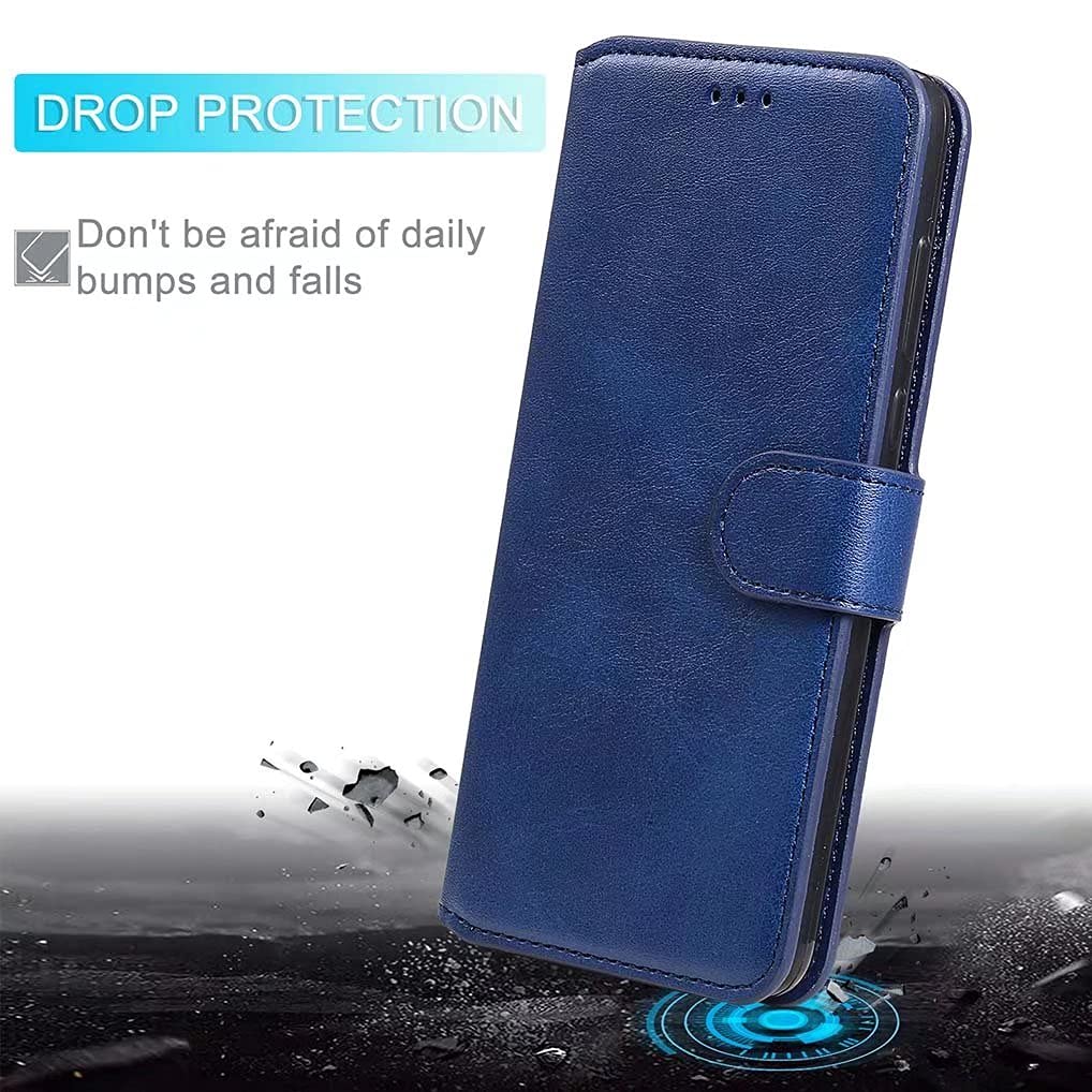 Cover Portafoglio SEAHAI In Pelle PU Con Supporto E Chiusura Magnetica Per Xiaomi Redmi 10A / Redmi 9C NFC, Colore Marrone - 4