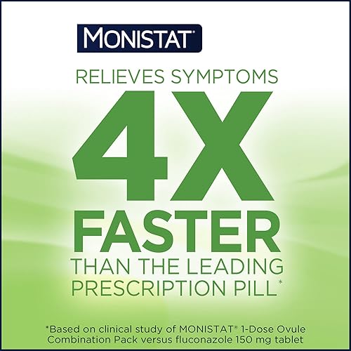 Miniatura 6 de Monistat 3 Tratamiento Vaginal Antifúngico 3 días de tratamiento paquete combinado 443005A2C paquete combinación cura y picazón supositorios Blanco