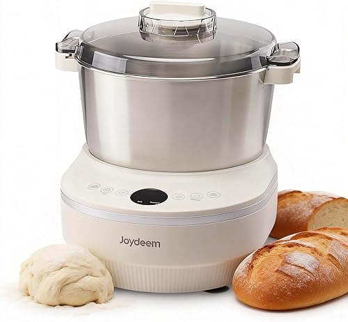 Joydeem Electric Dough Maker with Ferment Function, 5.3Qt Dough Mixer Machine, Perfect for Bread Pizza Roti Dumpling Dough & Sourdough, HMJ-A501