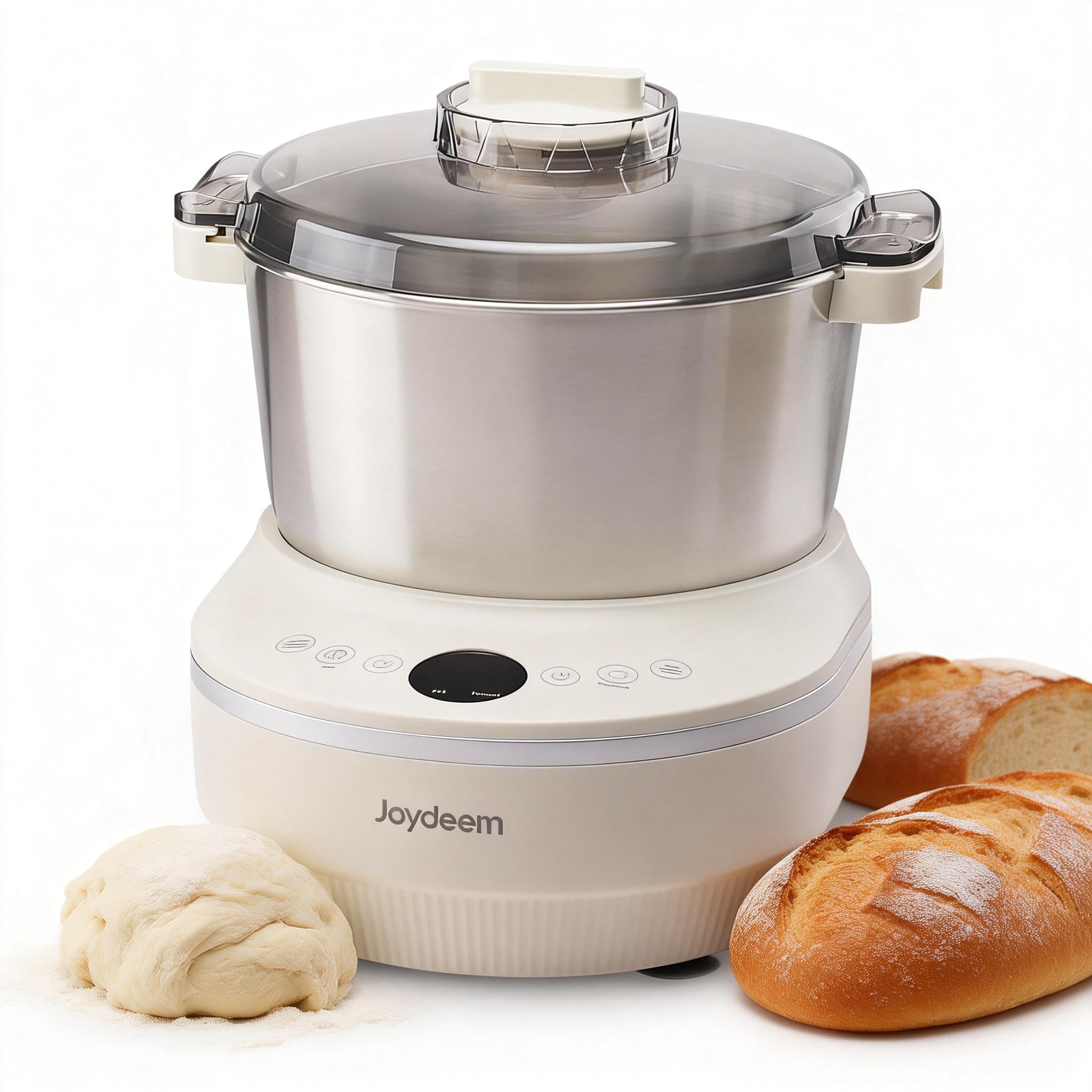 - Electric Dough Maker with Ferment Function, 5.3Qt Dough Mixer Machine, Perfect for Bread Pizza Roti Dumpling Dough & Sourdough, HMJ-A501