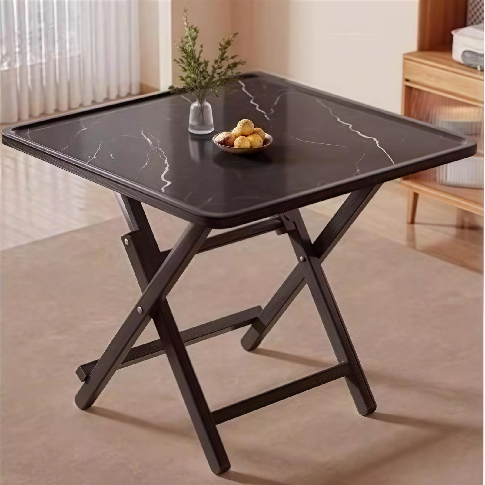 Table pliante portable cuisine gain de place pour petite salle à manger